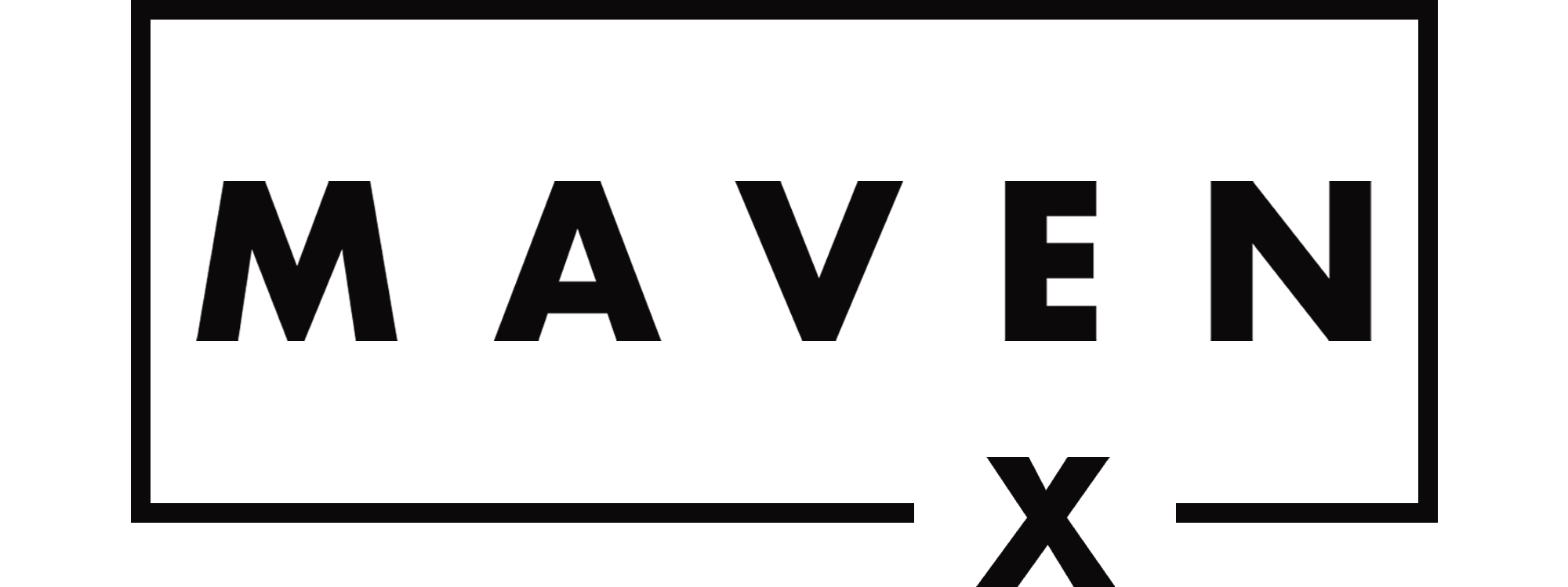 Maven X Mono Light Logo Variation